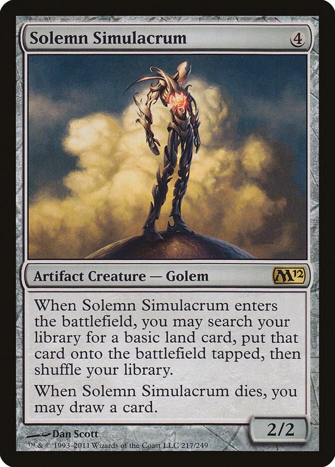 Solemn Simulacrum 217/249 (Magic 2012 (M12))  | Good Games Morley