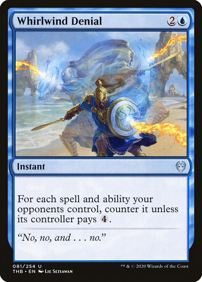 Whirlwind Denial 81/254 (Theros Beyond Death)  - Foil | Good Games Morley