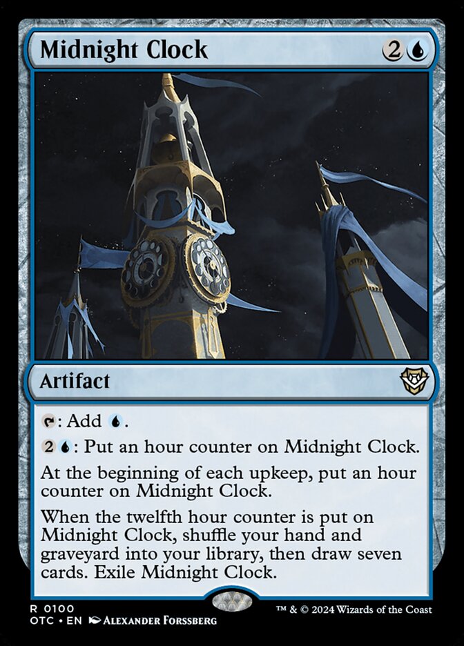 Midnight Clock 100/342 (Commander: Outlaws of Thunder Junction)  | Good Games Morley