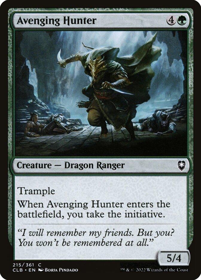 Avenging Hunter 215 (Commander Legends: Battle for Baldur's Gate)  - Foil | Good Games Morley