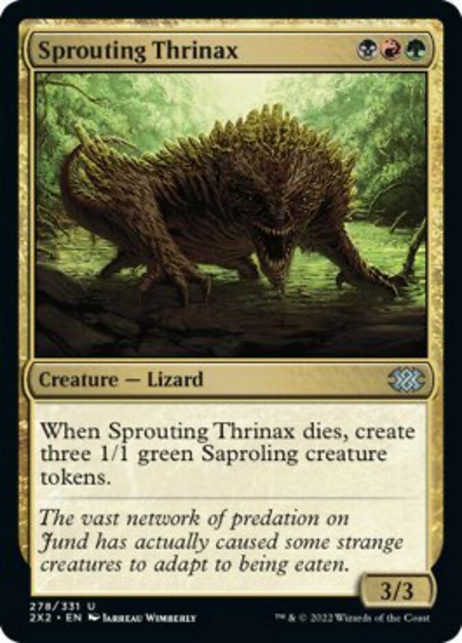 Sprouting Thrinax [Double Masters 2022] | Good Games Morley