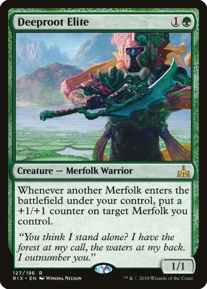 Deeproot Elite 127/196 (Rivals of Ixalan)  - Foil | Good Games Morley