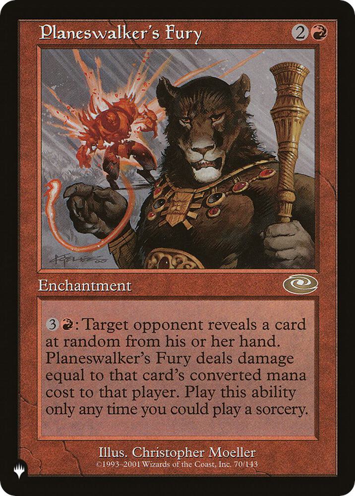 Planeswalkers Fury PLS-70/5075 (The List Reprints)  | Good Games Morley