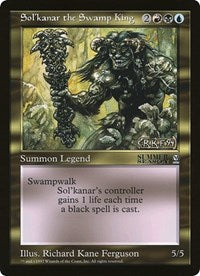 Sol'kanar the Swamp King (Oversized) [Oversize Cards] | Good Games Morley