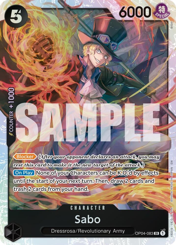 Sabo (Reprint) OP04-083 (Premium Booster -The Best- Vol. 2)  - Foil | Good Games Morley