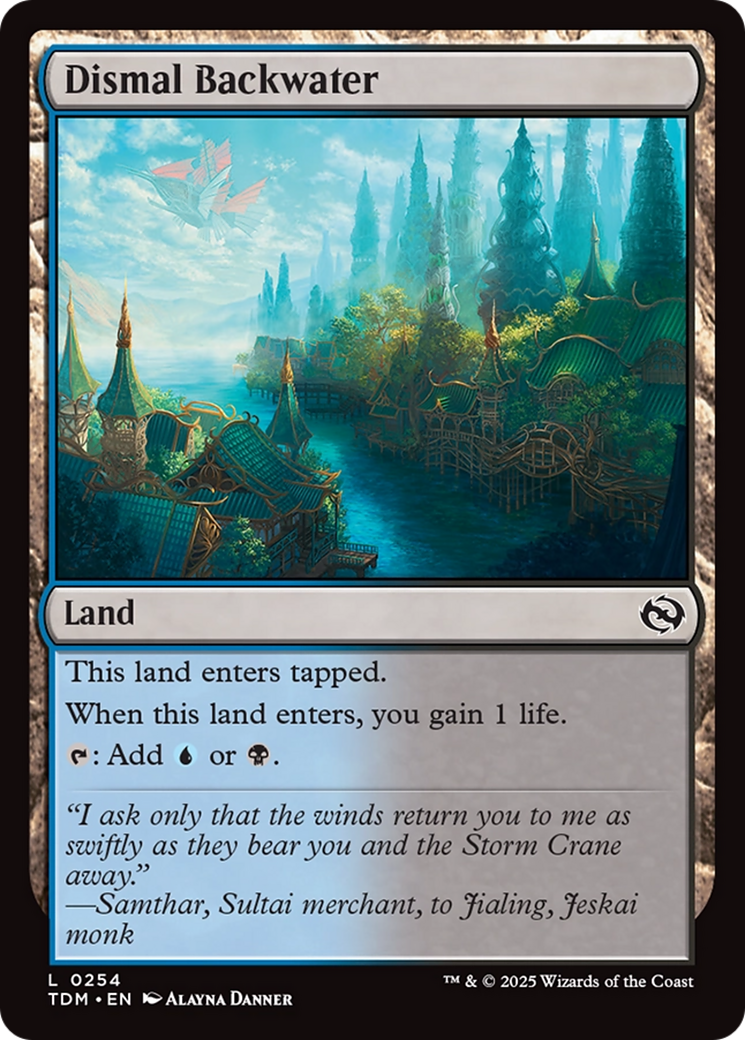 Dismal Backwater [Tarkir: Dragonstorm] | Good Games Morley