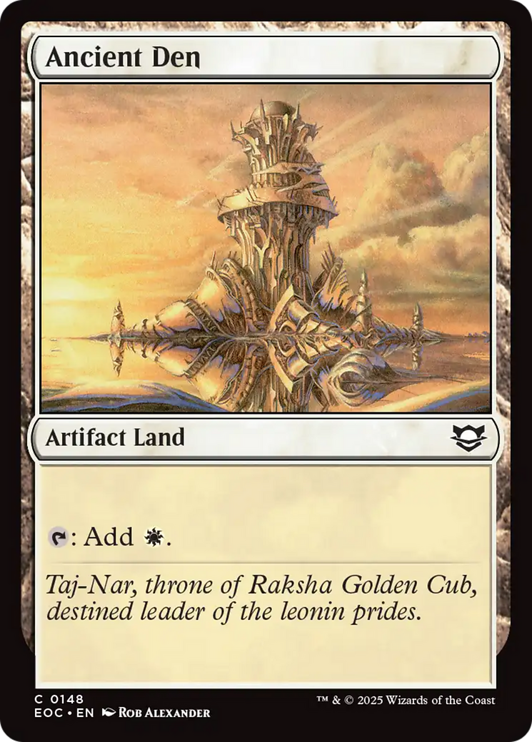 Ancient Den [Edge of Eternities Commander] | Good Games Morley
