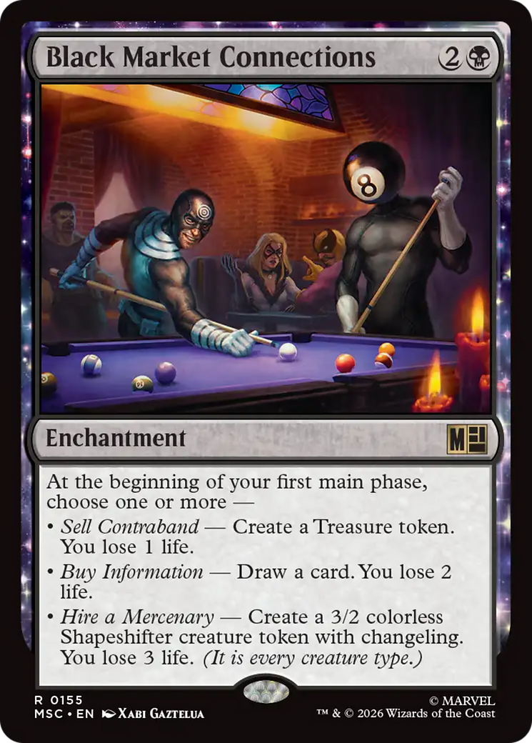 Black Market Connections (Surge Foil) [Marvel Super Heroes Commander] | Good Games Morley