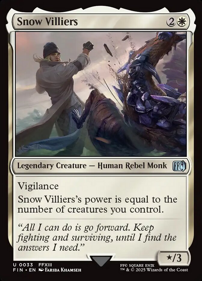 Snow Villiers 33/309 (FINAL FANTASY)  - Foil | Good Games Morley