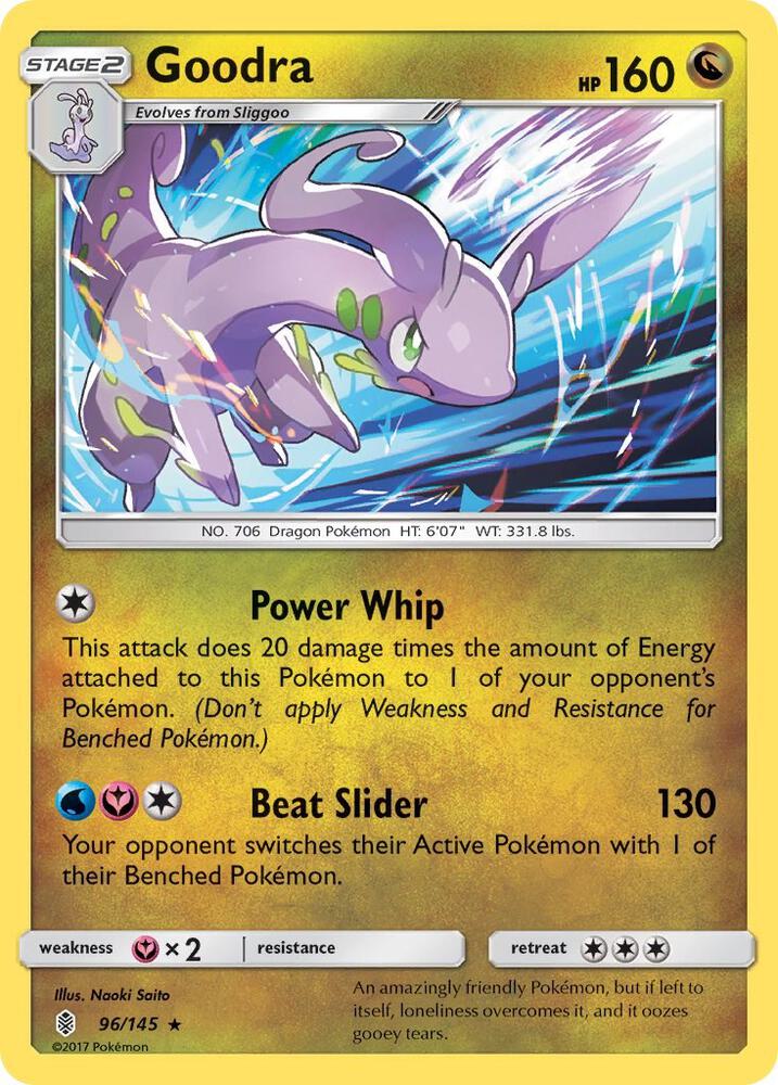 Goodra 96/145 (SM - Guardians Rising)  - Holofoil | Good Games Morley