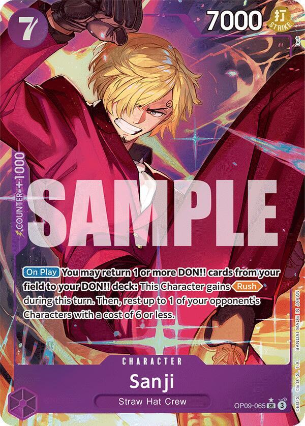 Sanji OP09-065 (Emperors in the New World)  - Alternate Art Foil | Good Games Morley