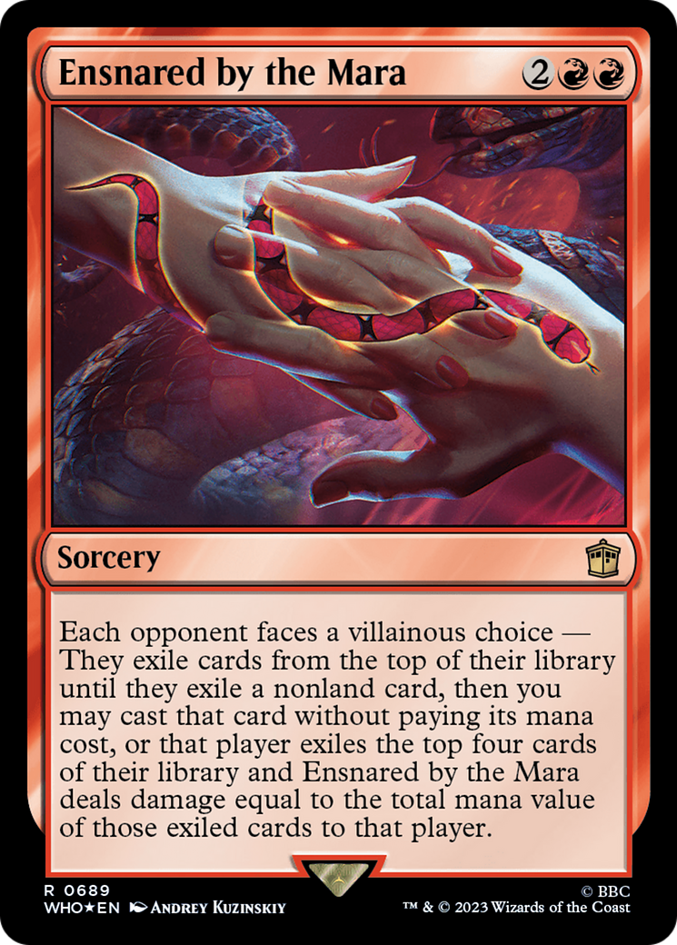 Ensnared by the Mara (Surge Foil) [Doctor Who] | Good Games Morley
