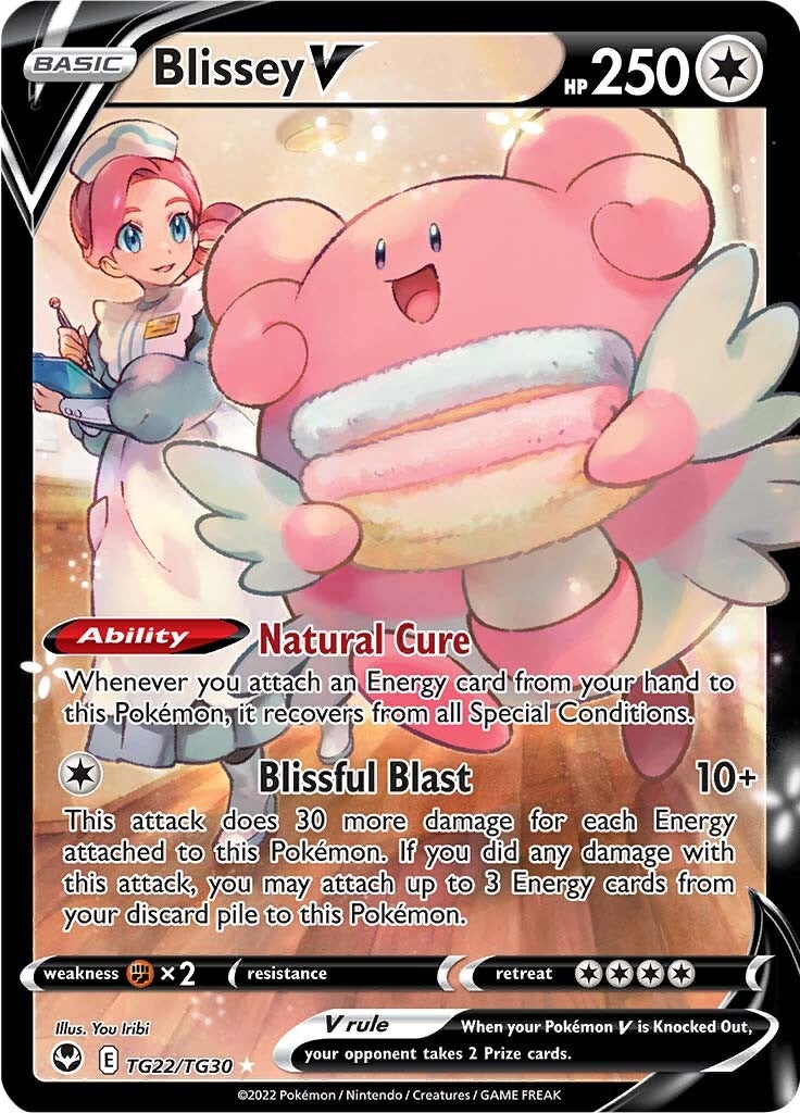 Blissey V (TG22/TG30) [Sword & Shield: Silver Tempest] | Good Games Morley