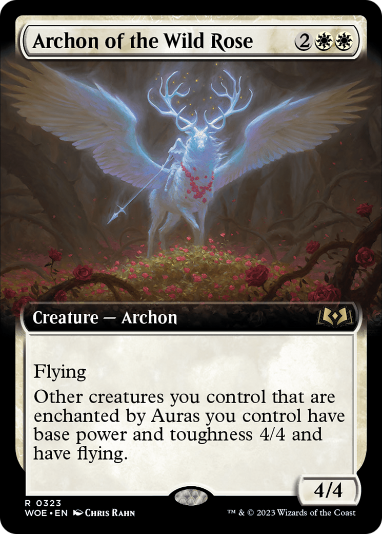 Archon of the Wild Rose (Extended Art) [Wilds of Eldraine] | Good Games Morley