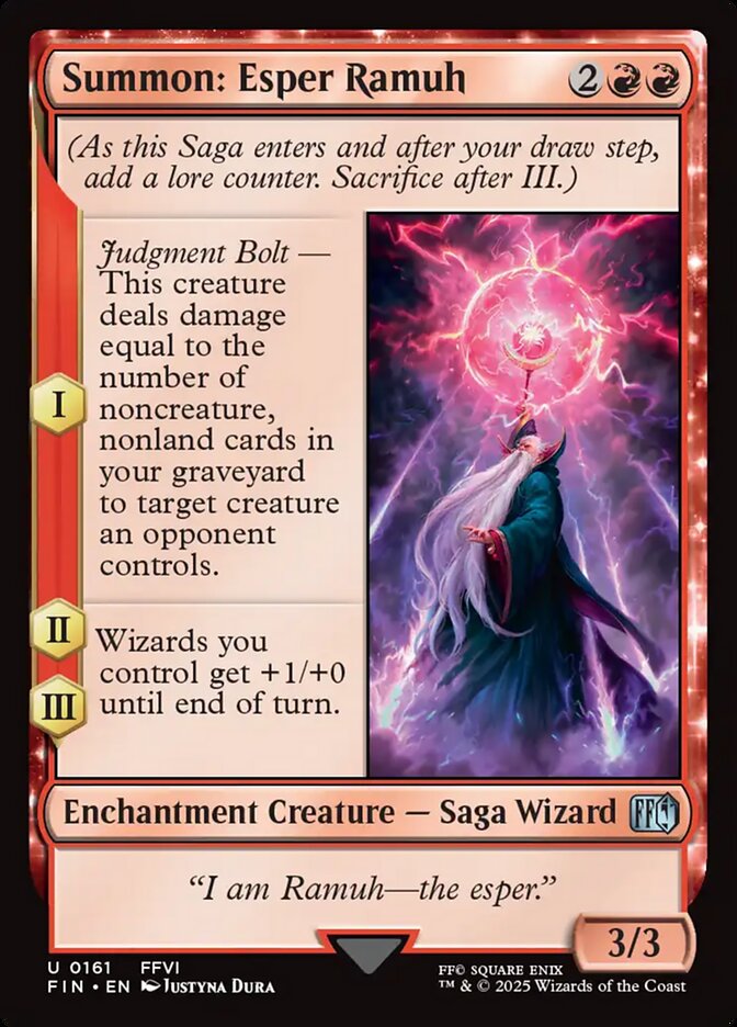 Summon: Esper Ramuh 161/309 (FINAL FANTASY)  | Good Games Morley