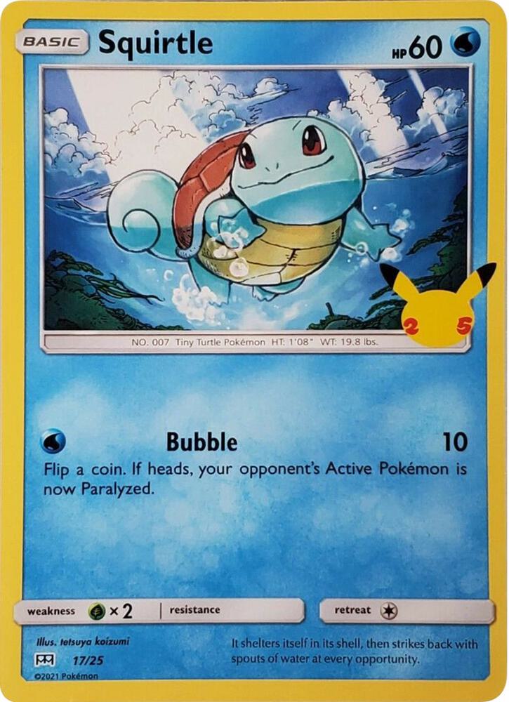 Squirtle 017/025 (McDonald's 25th Anniversary Promos)  | Good Games Morley