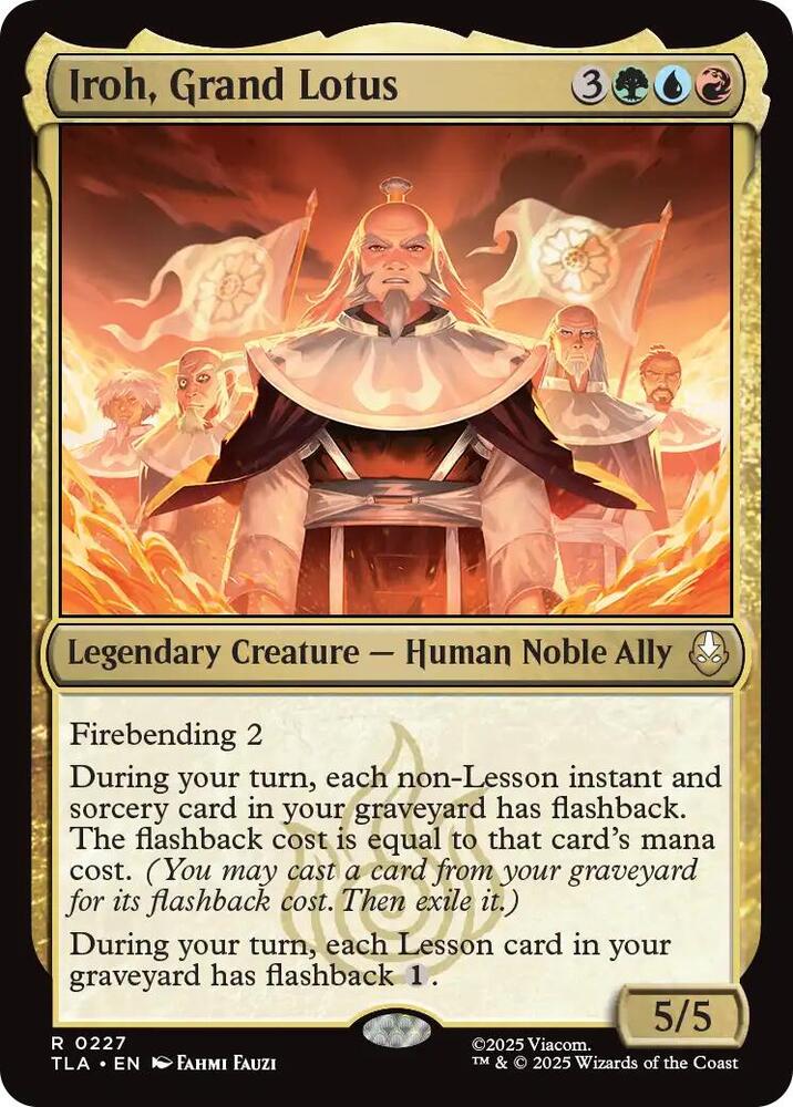 Iroh, Grand Lotus 227 (Avatar: The Last Airbender)  - Foil | Good Games Morley