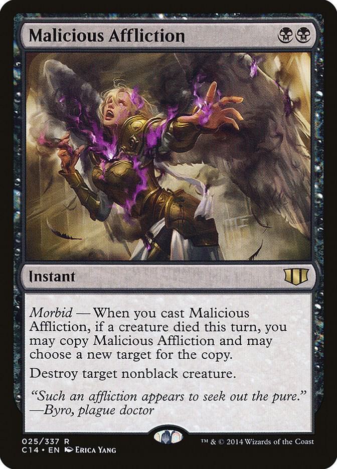 Malicious Affliction 25/337 (Commander 2014)  | Good Games Morley