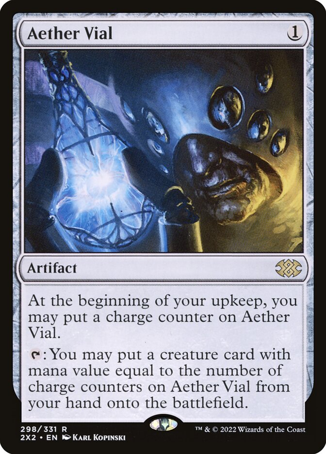 Aether Vial 298/331 (Double Masters 2022)  | Good Games Morley