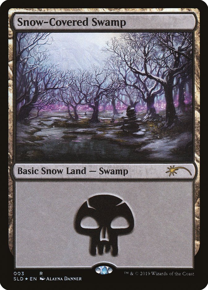 Snow-Covered Swamp (003) [Secret Lair Drop Series] | Good Games Morley