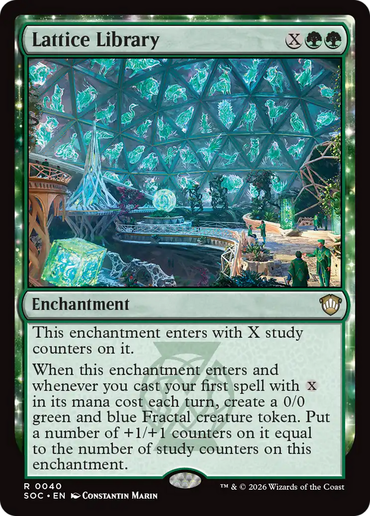 Lattice Library [Secrets of Strixhaven Commander] | Good Games Morley