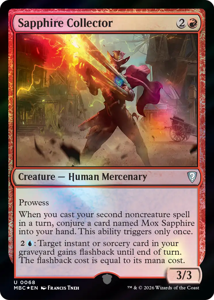 Sapphire Collector [Mystery Booster: Commander Edition] | Good Games Morley
