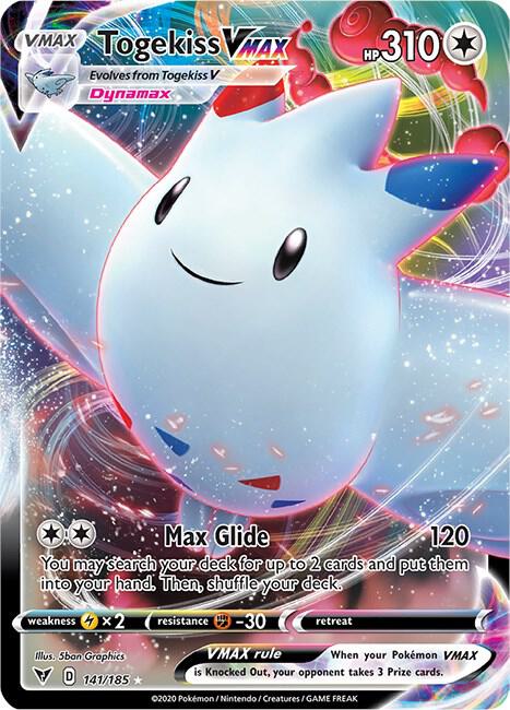 Togekiss VMAX 141/185 (SWSH04: Vivid Voltage)  - Holofoil | Good Games Morley