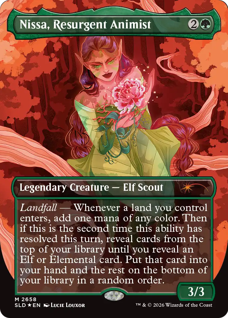 Nissa, Resurgent Animist [Secret Lair Drop Series] | Good Games Morley