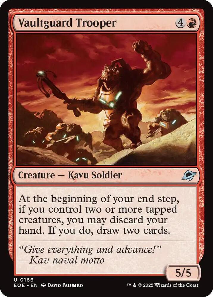 Vaultguard Trooper 166/276 (Edge of Eternities)  - Foil | Good Games Morley
