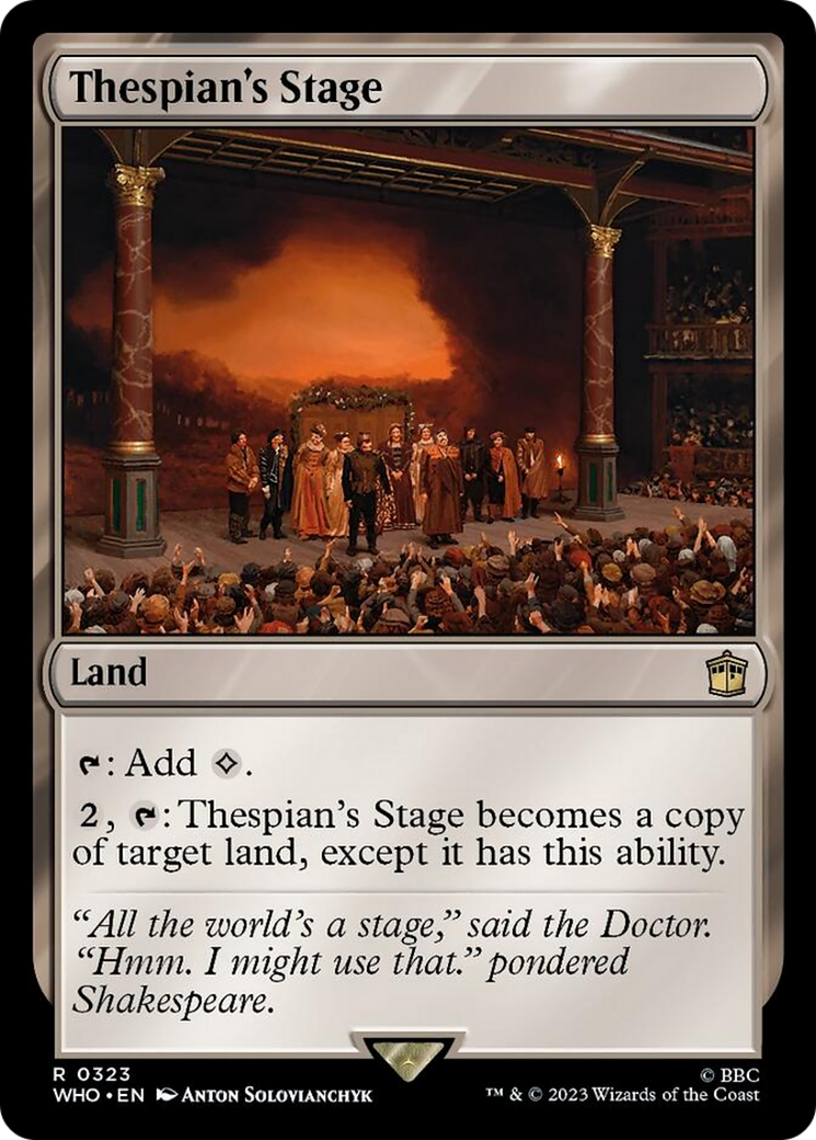 Thespian's Stage [Doctor Who] | Good Games Morley