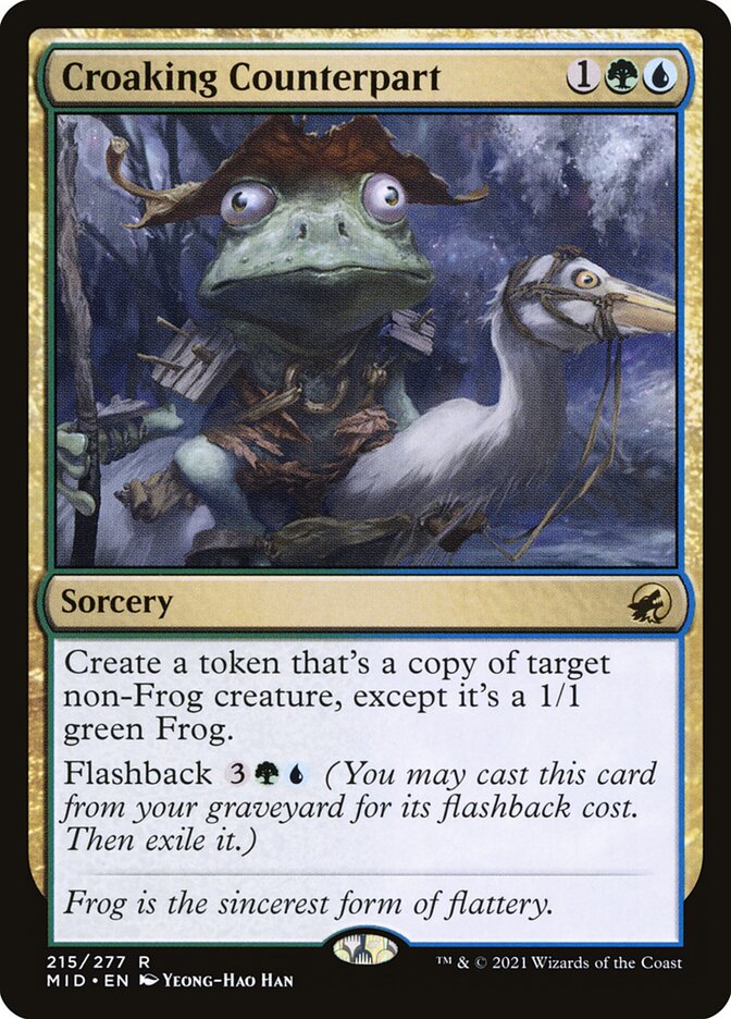 Croaking Counterpart 215/277 (Innistrad: Midnight Hunt)  | Good Games Morley