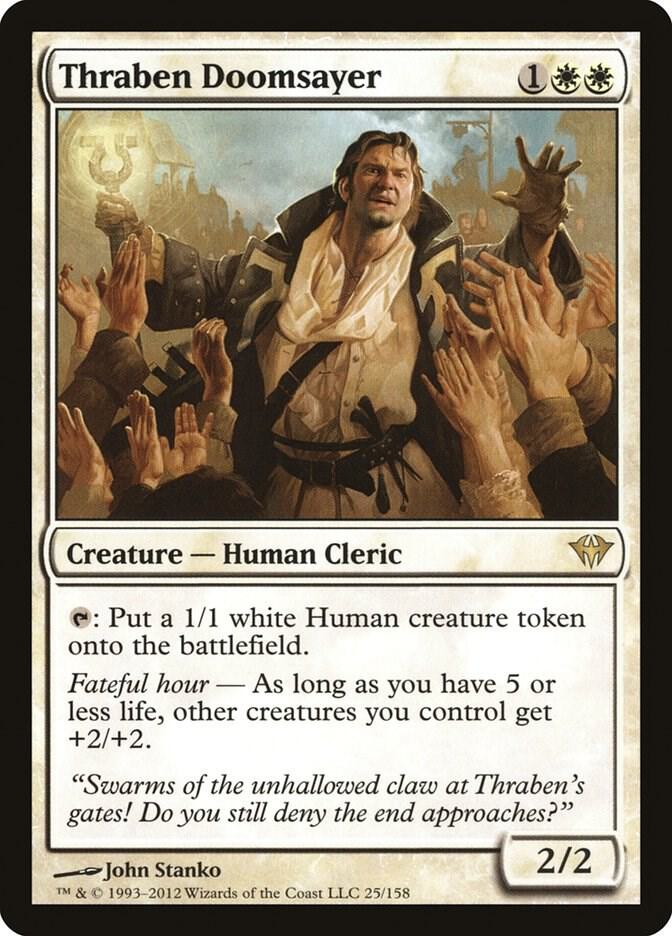 Thraben Doomsayer 25/158 (Dark Ascension)  | Good Games Morley