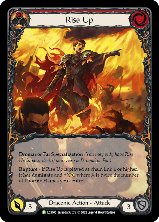 Rise Up [LGS106] (Promo)  Rainbow Foil | Good Games Morley