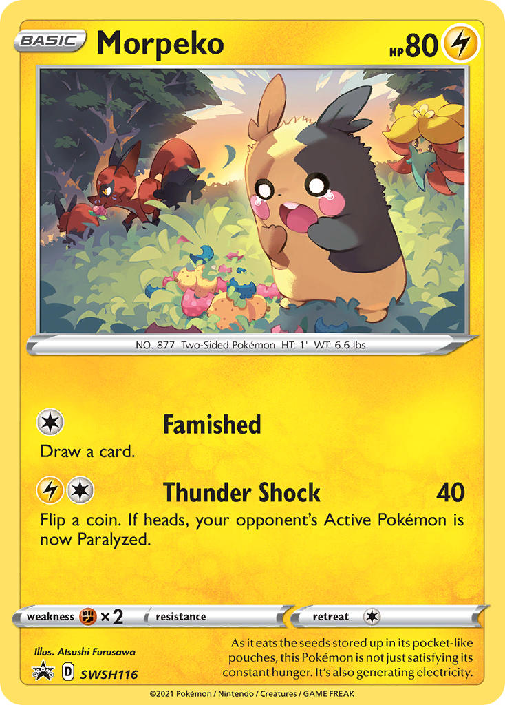 Morpeko (SWSH116) [Sword & Shield: Black Star Promos] | Good Games Morley