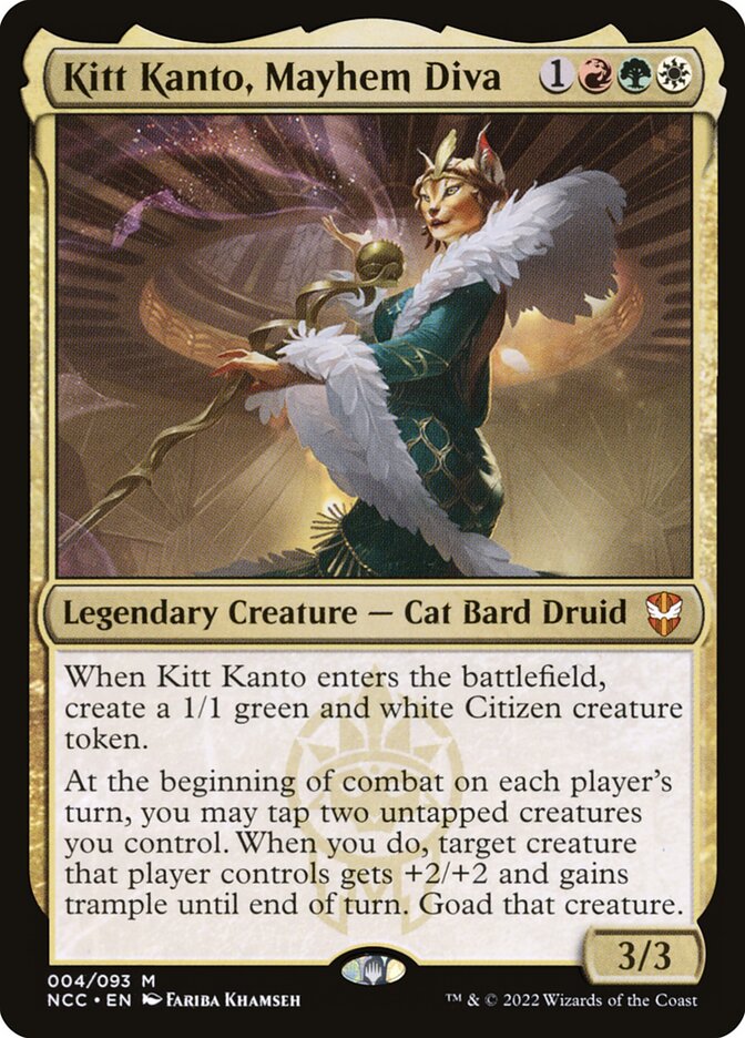 Kitt Kanto, Mayhem Diva 4 (Commander: Streets of New Capenna)  - Foil | Good Games Morley
