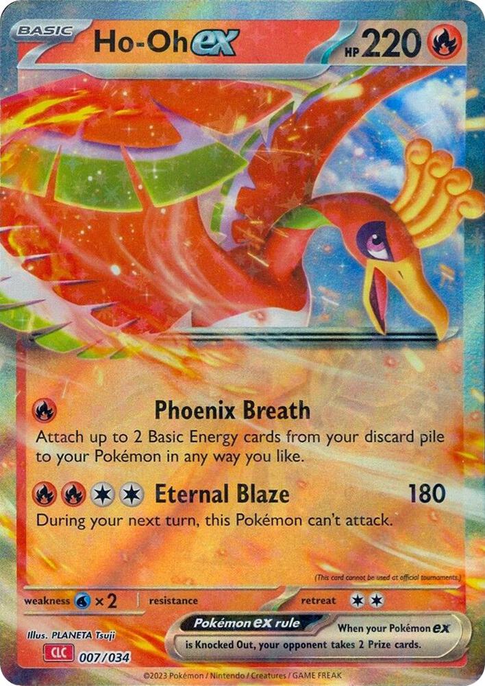 Ho-Oh ex 007/034 (Trading Card Game Classic)  - Holofoil | Good Games Morley
