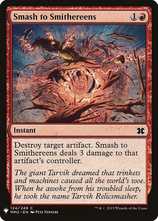 Smash to Smithereens MM2-124/5075 (The List Reprints)  | Good Games Morley