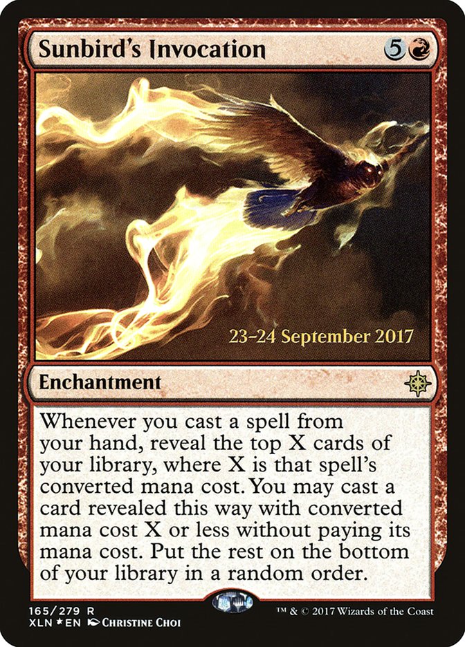 Sunbird's Invocation [Ixalan Prerelease Promos] | Good Games Morley