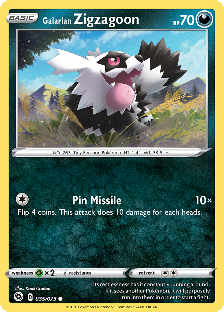 Galarian Zigzagoon (035/073) [Sword & Shield: Champion's Path] | Good Games Morley