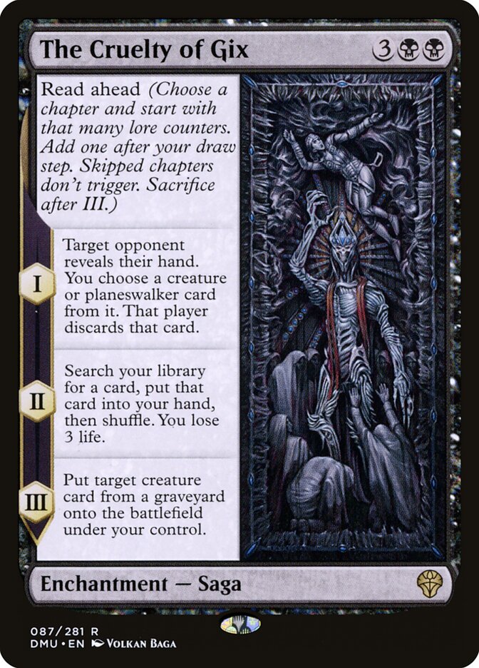 The Cruelty of Gix 87/281 (Dominaria United)  - Foil | Good Games Morley