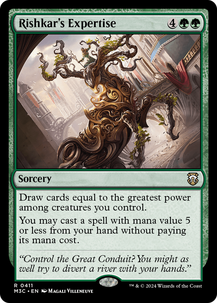 Rishkar's Expertise (Ripple Foil) [Modern Horizons 3 Commander] | Good Games Morley