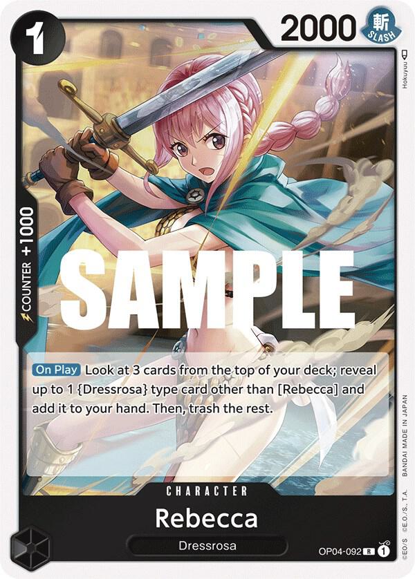 Rebecca OP04-092 (Kingdoms of Intrigue)  - Foil | Good Games Morley