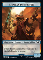 Soldier (003) // Sicarian Infiltrator Double-Sided Token [Warhammer 40,000 Tokens] | Good Games Morley
