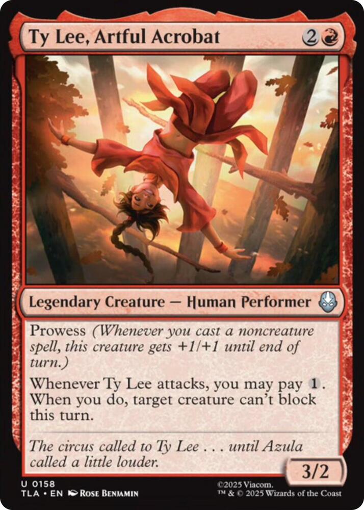 Ty Lee, Artful Acrobat 158 (Avatar: The Last Airbender)  | Good Games Morley