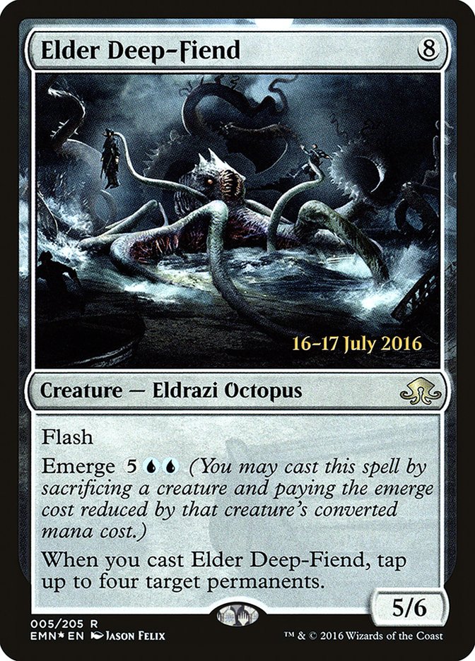 Elder Deep-Fiend [Eldritch Moon Prerelease Promos] | Good Games Morley