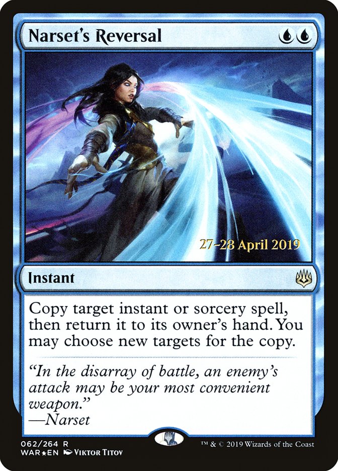 Narset's Reversal [War of the Spark Prerelease Promos] | Good Games Morley
