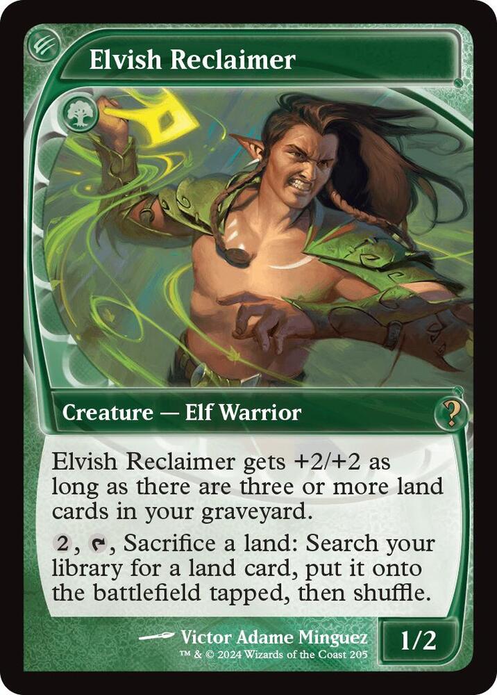 Elvish Reclaimer 205/390 (Mystery Booster 2)  - Future Sight | Good Games Morley