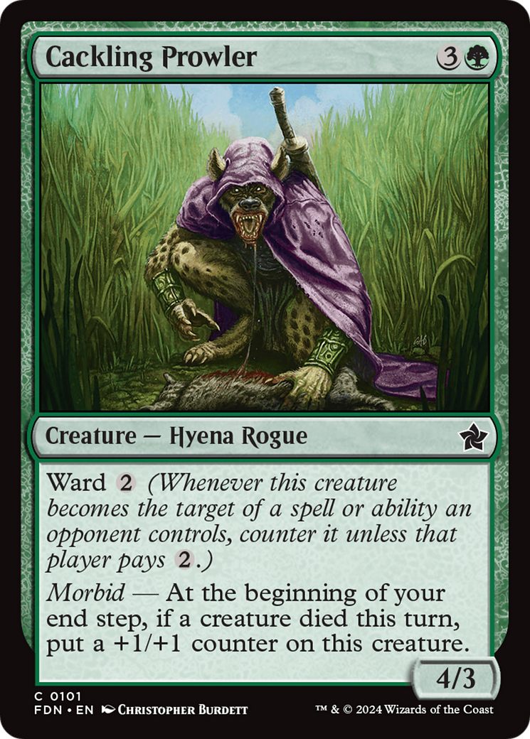 Cackling Prowler [Foundations] | Good Games Morley