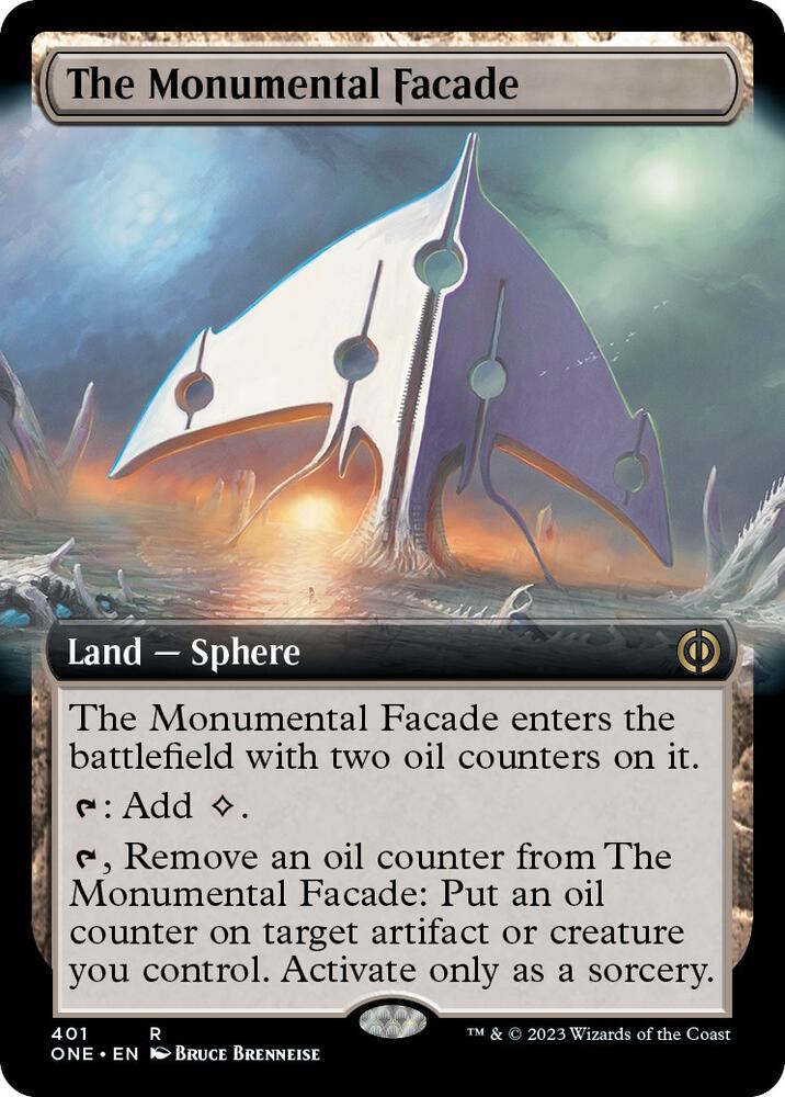 The Monumental Facade Extended Art 401 (Phyrexia: All Will Be One)  | Good Games Morley