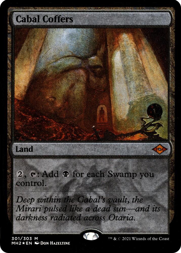 Cabal Coffers Foil Etched 301 (Modern Horizons 2)  - Foil | Good Games Morley